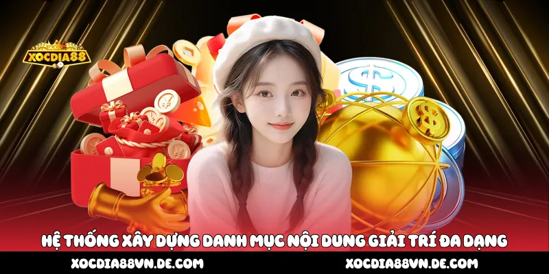 Hệ thống xây dựng danh mục nội dung giải trí đa dạng