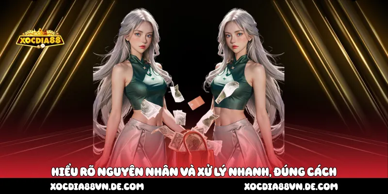 Hiểu rõ nguyên nhân và xử lý nhanh, đúng cách